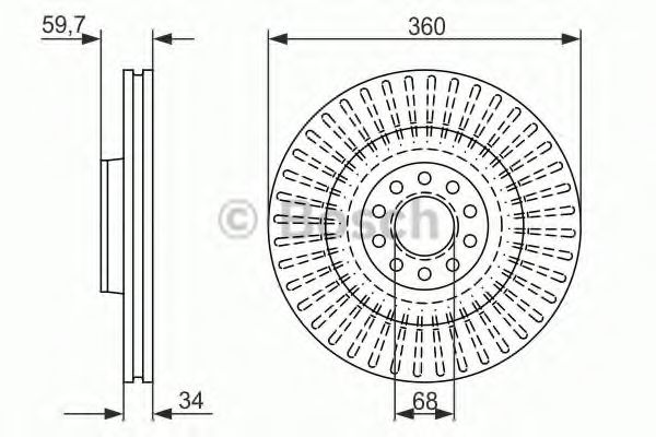 Imagine Disc frana BOSCH 0 986 479 B97