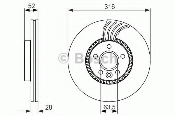 Imagine Disc frana BOSCH 0 986 479 C19