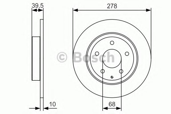 Imagine Disc frana BOSCH 0 986 479 C22