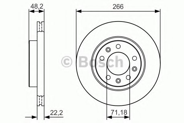 Imagine Disc frana BOSCH 0 986 479 C34