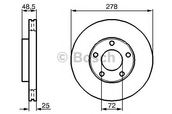 Imagine Disc frana BOSCH 0 986 479 C68