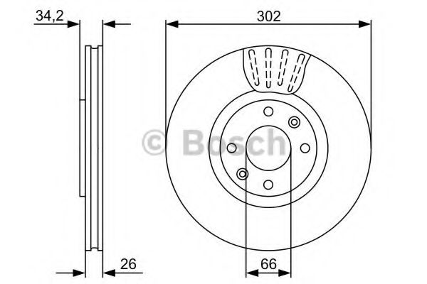 Imagine Disc frana BOSCH 0 986 479 C72