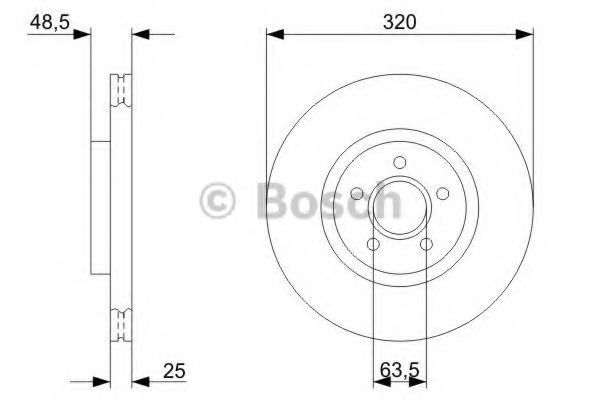 Imagine Disc frana BOSCH 0 986 479 C75