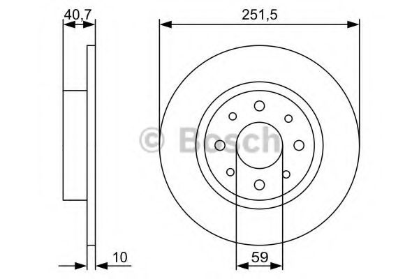 Imagine Disc frana BOSCH 0 986 479 C83