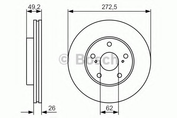 Imagine Disc frana BOSCH 0 986 479 R45