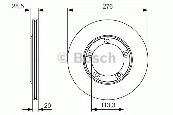 Imagine Disc frana BOSCH 0 986 479 R59