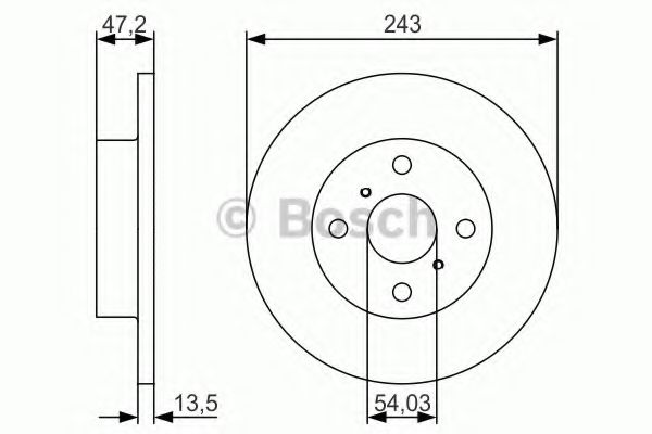 Imagine Disc frana BOSCH 0 986 479 R87