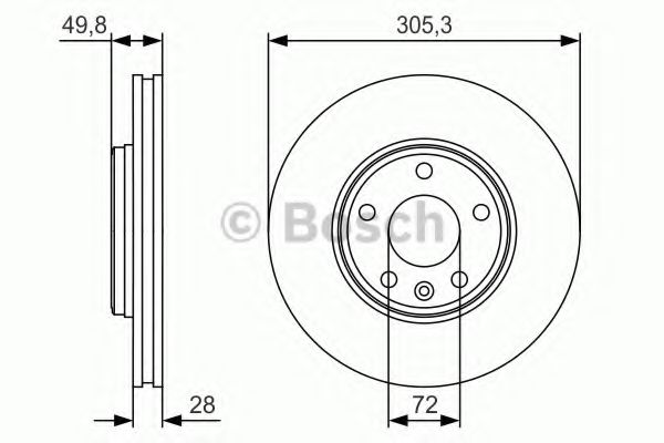 Imagine Disc frana BOSCH 0 986 479 R93