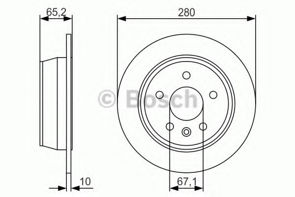 Imagine Disc frana BOSCH 0 986 479 S02