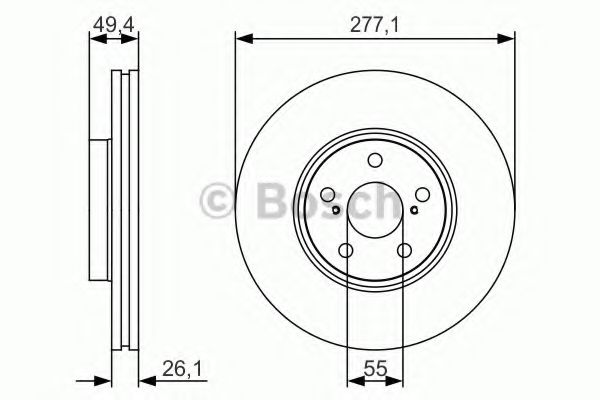 Imagine Disc frana BOSCH 0 986 479 S09