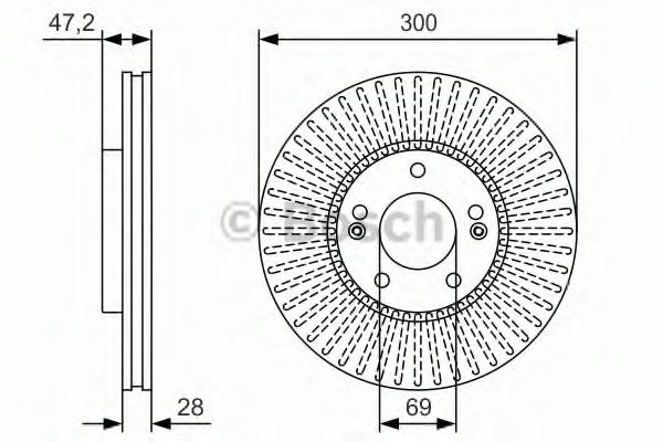 Imagine Disc frana BOSCH 0 986 479 S14