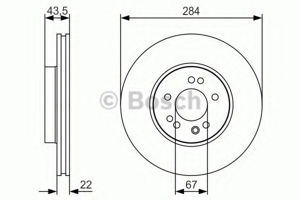 Imagine Disc frana BOSCH 0 986 479 S15