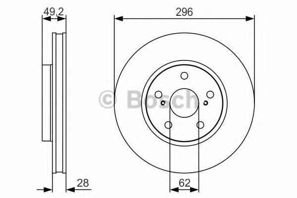 Imagine Disc frana BOSCH 0 986 479 S40