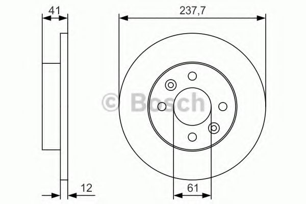 Imagine Disc frana BOSCH 0 986 479 S45