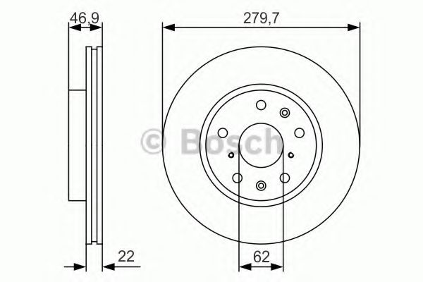 Imagine Disc frana BOSCH 0 986 479 S58