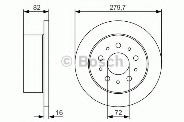 Imagine Disc frana BOSCH 0 986 479 S73