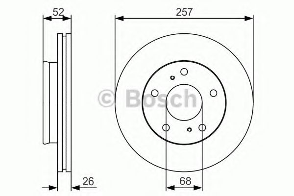 Imagine Disc frana BOSCH 0 986 479 S89