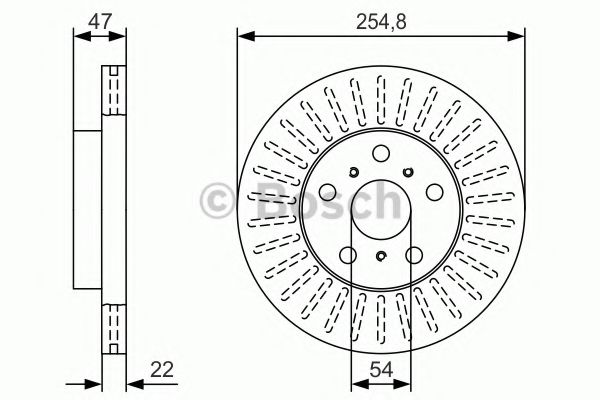 Imagine Disc frana BOSCH 0 986 479 T65