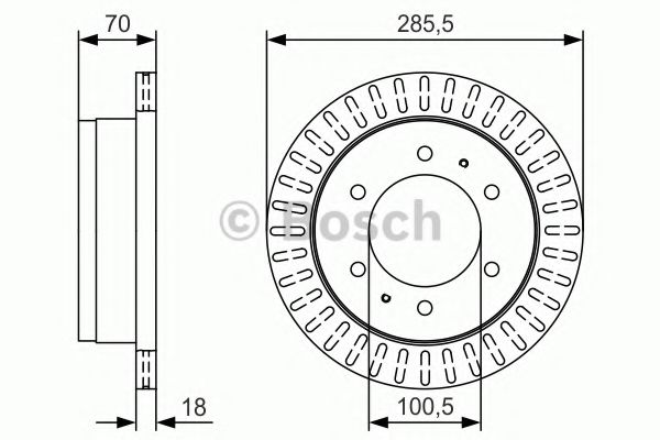 Imagine Disc frana BOSCH 0 986 479 T91