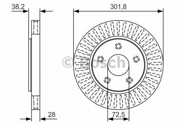 Imagine Disc frana BOSCH 0 986 479 U45