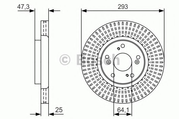 Imagine Disc frana BOSCH 0 986 479 U63