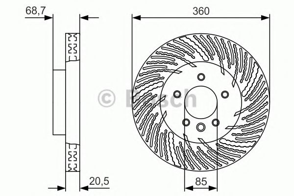 Imagine Disc frana BOSCH 0 986 479 V02