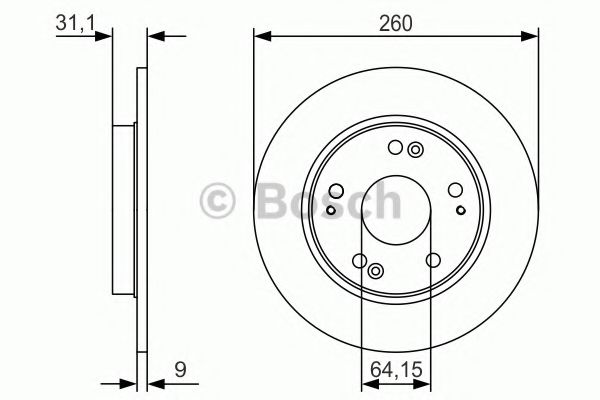 Imagine Disc frana BOSCH 0 986 479 V21