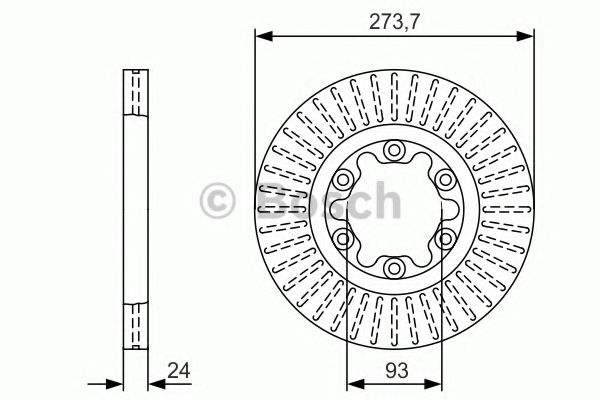 Imagine Disc frana BOSCH 0 986 479 V36