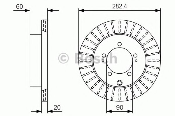 Imagine Disc frana BOSCH 0 986 479 V40