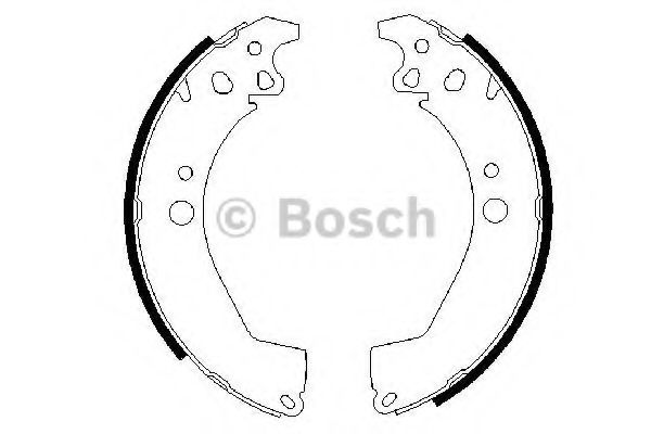 Imagine Set saboti frana BOSCH 0 986 487 499