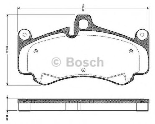 Imagine set placute frana,frana disc BOSCH 0 986 TB2 872