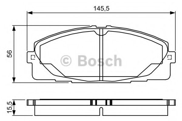 Imagine set placute frana,frana disc BOSCH 0 986 TB3 214