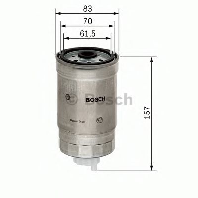 Imagine filtru combustibil BOSCH 1 457 434 320