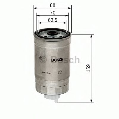 Imagine filtru combustibil BOSCH 1 457 434 455