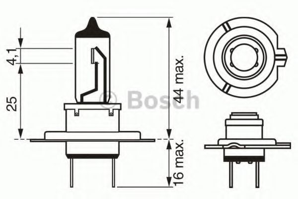 Imagine Bec, far principal BOSCH 1 987 302 076