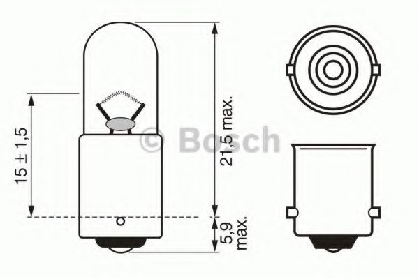 Imagine Bec, lumini interioare BOSCH 1 987 302 287