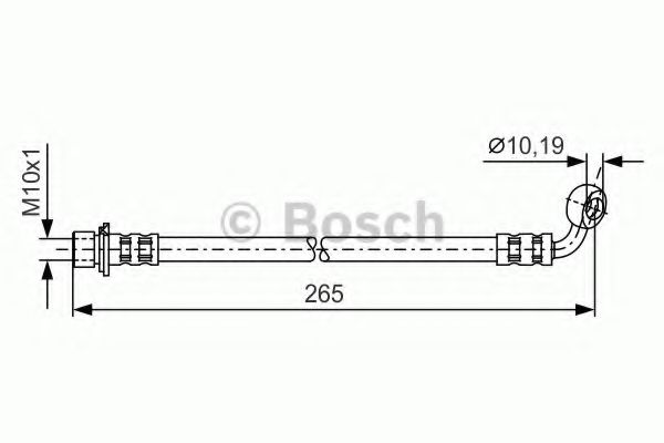 Imagine Furtun frana BOSCH 1 987 481 128