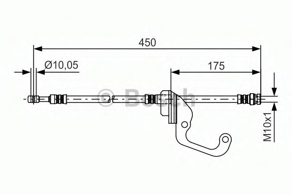 Imagine Furtun frana BOSCH 1 987 481 378