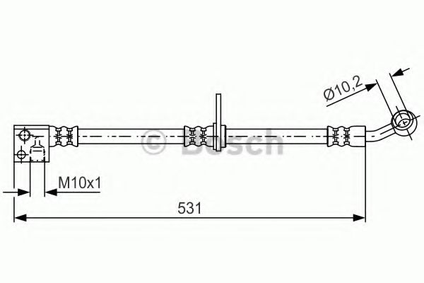 Imagine Furtun frana BOSCH 1 987 481 644