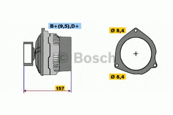 Imagine Generator / Alternator BOSCH 9 120 333 230