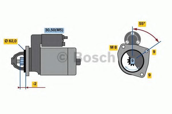 Imagine starter BOSCH F 000 AL0 327