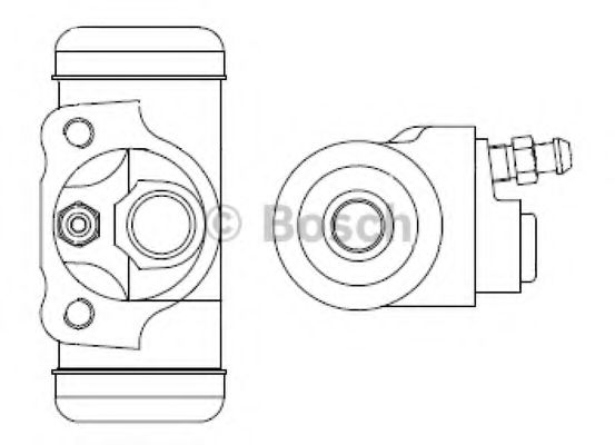 Imagine Cilindru receptor frana BOSCH F 026 002 356