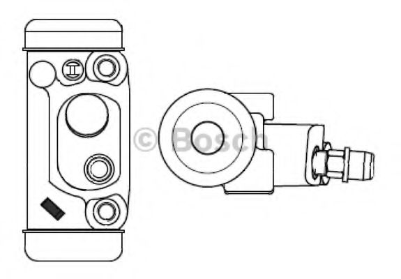 Imagine Cilindru receptor frana BOSCH F 026 002 382