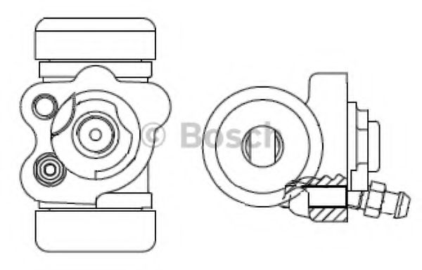 Imagine Cilindru receptor frana BOSCH F 026 002 393