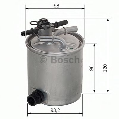 Imagine filtru combustibil BOSCH F 026 402 019