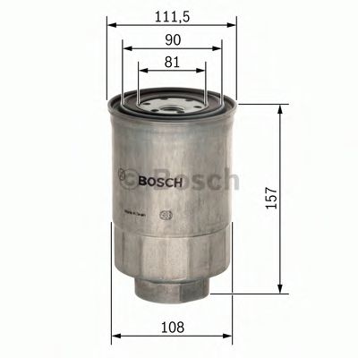 Imagine filtru combustibil BOSCH F 026 402 025