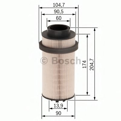 Imagine filtru combustibil BOSCH F 026 402 033