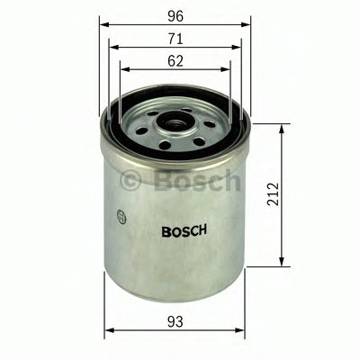 Imagine filtru combustibil BOSCH F 026 402 035