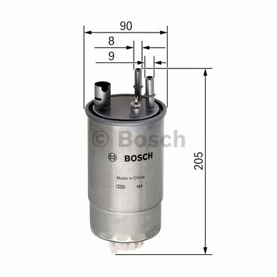 Imagine filtru combustibil BOSCH F 026 402 054