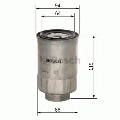 Imagine filtru combustibil BOSCH F 026 402 110